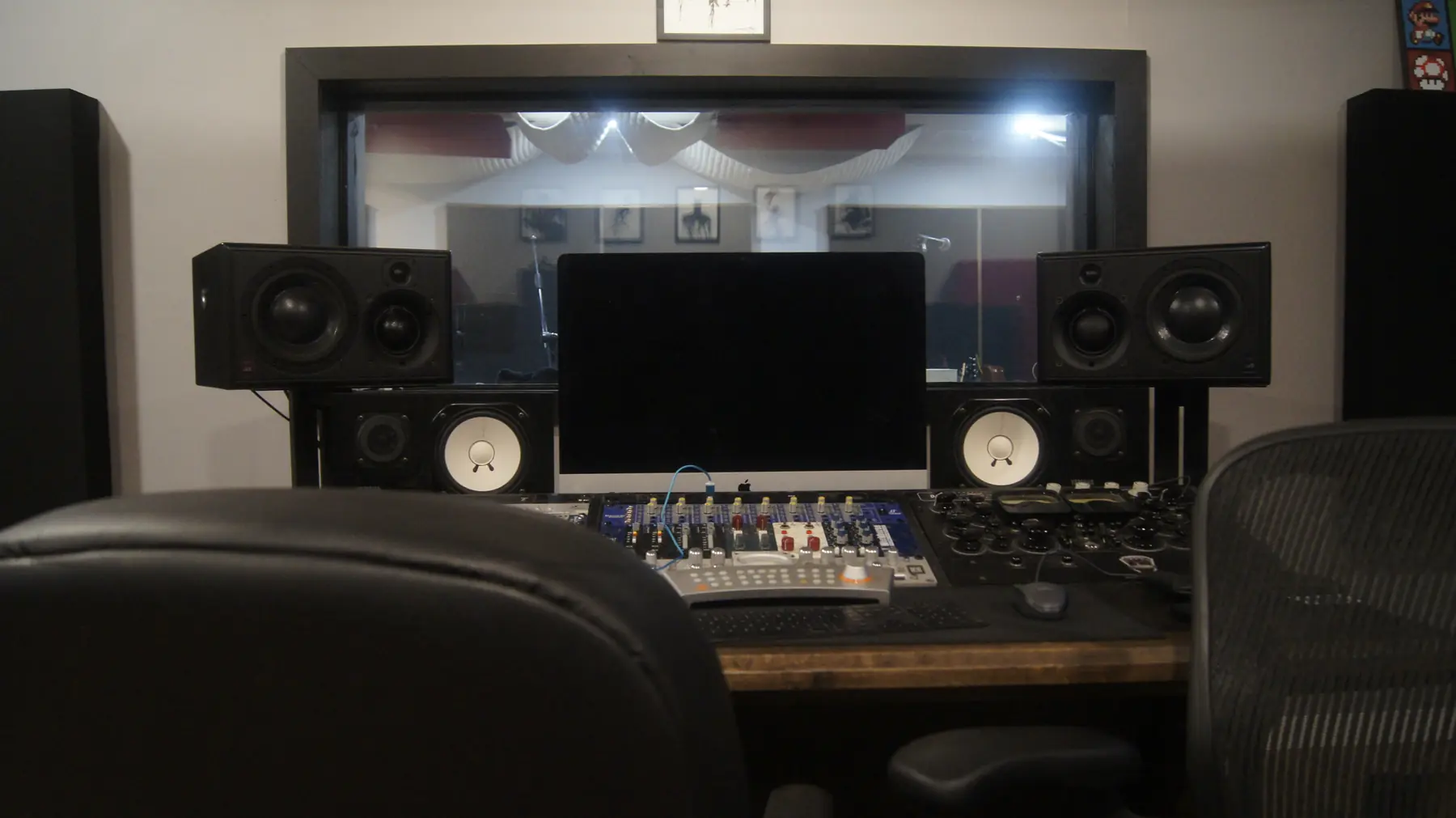 EMP Studio A control room and monitoring position